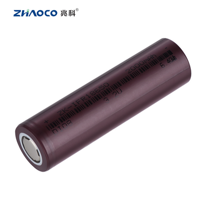 18650 2000mah LifePO4 Battery