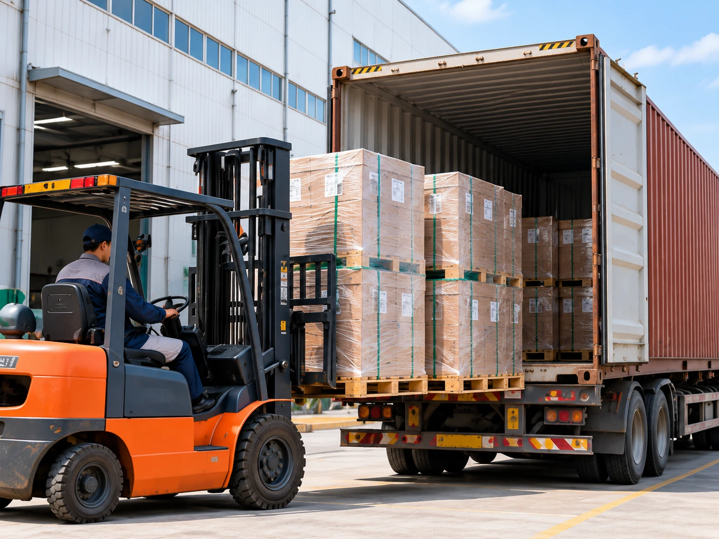 Illustration of a loading bay